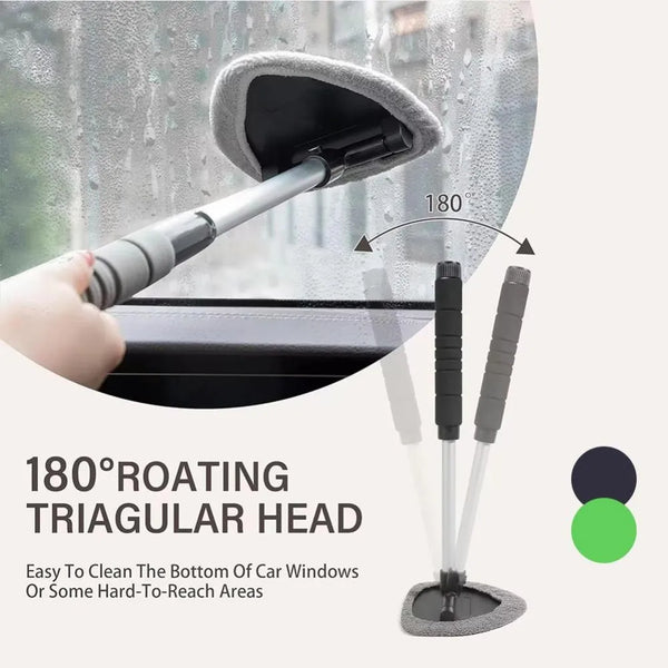 Telescopic Car Windshield Cleaning Brush – Microfiber Window & Glass Cleaner