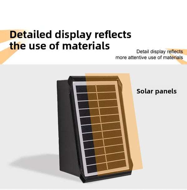 Solar Wall Washing Lamp – Outdoor Waterproof Courtyard Spotlight & Landscape Wall Decoration Light