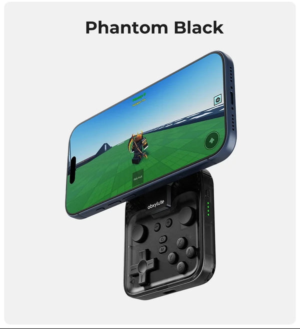 Abxylute M4 Snap-On Phone Controller – Magnetic Mini Mobile Gamepad for iOS, Android, Switch & PC