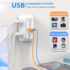 Wall Outlet Extender – 6 AC Outlets + 4 USB Ports (2 USB-C) Fast Charging Power Strip