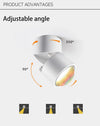 LED Sunset Lamp – Adjustable COB Spotlight Wall Washing Ceiling Light for Living Room & Bedroom