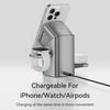 Qi2 Magnetic Wireless Charger – 15W 3-in-1 for iPhone, Watch & AirPods