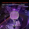 6-in-1 Retractable Electric Mosquito Swatter & Bug Trap Lamp – USB Rechargeable Fly Zapper with Extendable Handle