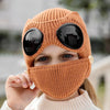 Windproof Warm Mask with Integrated Ear Protection & Glasses Cover for Children and Adults