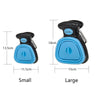 Dog Pet Travel Foldable Pooper Scooper with Decomposable Waste Bags – Portable One-Hand Waste Pickup Tool