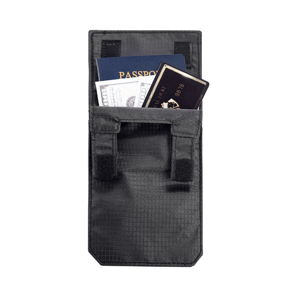 Anti-Theft RFID Blocking Travel Pouch Money Belt Bag for Men & Women