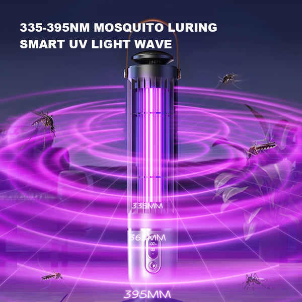 USB Rechargeable Mosquito Killer Lamp – Electric Shock UV Bug Zapper for Indoor & Outdoor Use