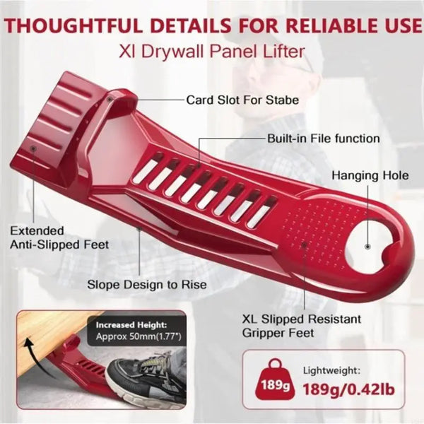Hardened Steel Panel Jack for Door Alignment & Secure Installation (2-Pack)
