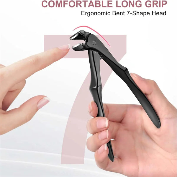 Stainless Steel Nail Clipper with Anti-Splash Design & Large Opening