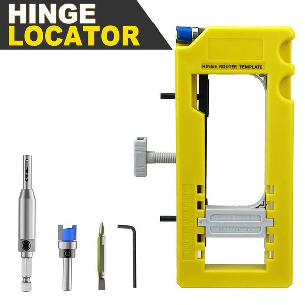 djustable Hinge Mortiser Installation Kit for 3" to 5" Hinges