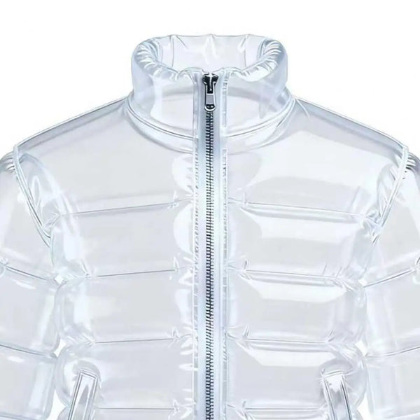 Transparent Wearable Beer-Drinking Jacket for Parties, Festivals & Gag Gifts