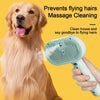 Pet Clean Steam Spray Dog Grooming Brush – Chemical-Free Steam Cleaning & Detangling Brush for Dogs