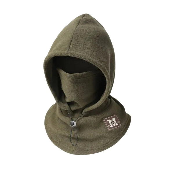Fleece Balaclava Winter Hat – Windproof Hooded Face Mask for Cycling