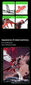 DIY Assembly 3D Metal Mechanical Model Kit – Scorpion, Cheetah, Wasp, Falcon, Pterosaur & Phoenix