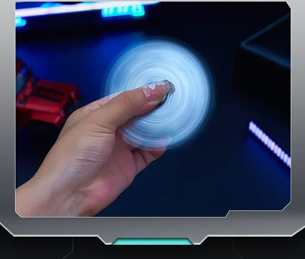 Metal Folding Gun-Style Jet Lighter – Windproof Butane Gas Red Flame Gyroscope Lighter with Laser