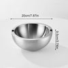 Chilled Serving Bowl – Double-Walled Stainless Steel Insulated Bowl for Dips, Sauces & Salads