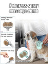 Pet Clean Steam Spray Dog Grooming Brush – Chemical-Free Steam Cleaning & Detangling Brush for Dogs