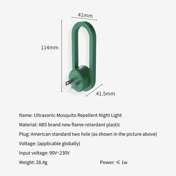 Ultrasonic Home Guardian – Indoor Environment Management System with LED Night Light