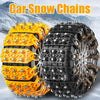 Heavy-Duty Rubber Anti-Skid Car Tire Chain — Universal TPU Snow & Mud Traction Aid (Single Piece)