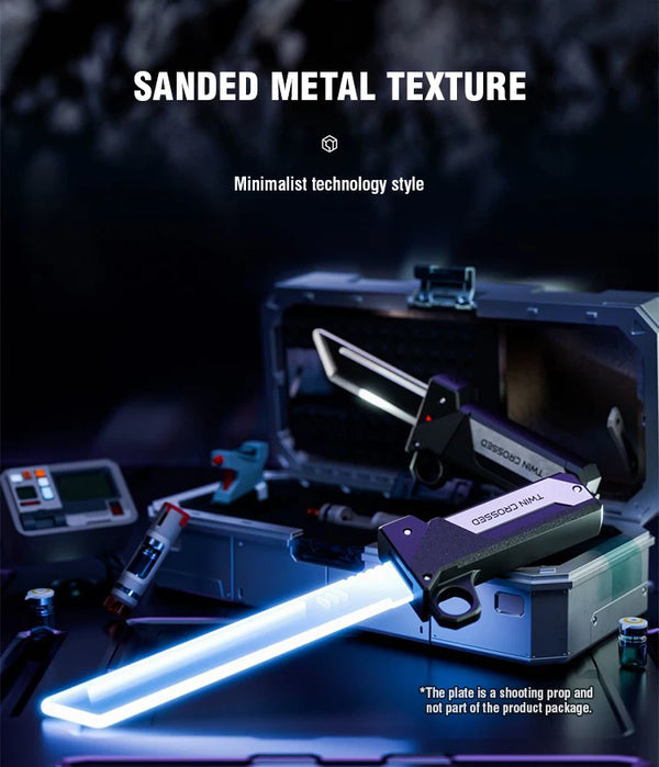 Double-Bladed Lightsaber Sword Toy – Luminous Interactive Cosplay Light Sword for Kids & Adults