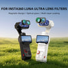 Wide Angle Camera Lens for Insta360 Luna Ultra – 115° Magnetic Glass Filter