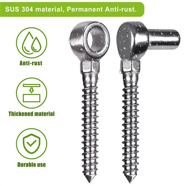Stainless Steel Wood Gate Bolt – Rust-Resistant Farm Fence Hardware