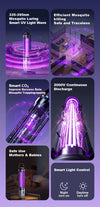 USB Rechargeable Mosquito Killer Lamp – Electric Shock UV Bug Zapper for Indoor & Outdoor Use