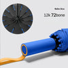 Automatic Windproof Umbrella with 72-Bone Frame & UV Protection