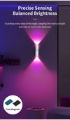LED Motion Sensor Night Light – RGB Color Changing Wireless Magnetic Rechargeable Wall Lamp