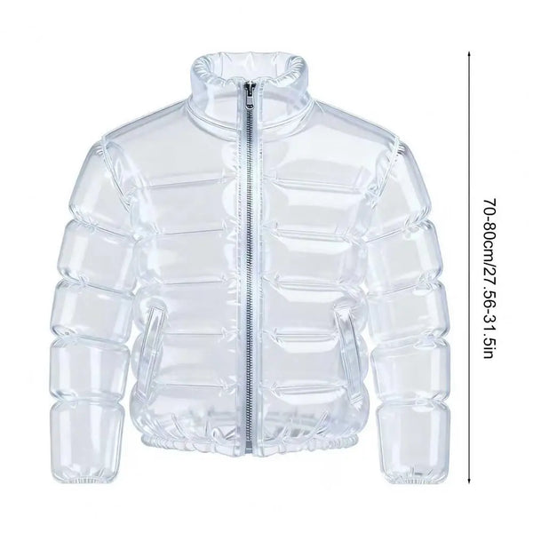 Transparent Wearable Beer-Drinking Jacket for Parties, Festivals & Gag Gifts