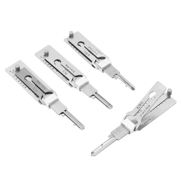 Lishi 2-in-1 Professional Locksmith Tool Set – Precision Lock Picking & Decoding Tools for Civil Door Locks