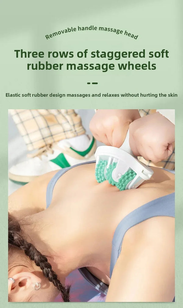 Ring Leg Massager Massage Roller with Detachable Handles for Full Body Relaxation