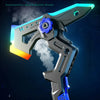 Outdoor LED Sword-Axe Transforming Toy with Mist Effect & Multi-Color Lights