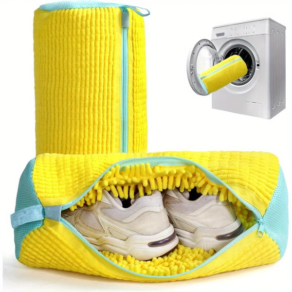 Reusable Shoe Washing Machine Bag – Protective Laundry Wash Bag for Sneakers & Casual Shoes
