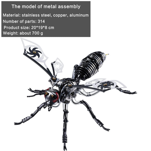 DIY Assembly 3D Metal Mechanical Model Kit – Scorpion, Cheetah, Wasp, Falcon, Pterosaur & Phoenix