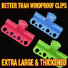 Large Windproof Clothespins with Widened Grip for Quilts & Laundry