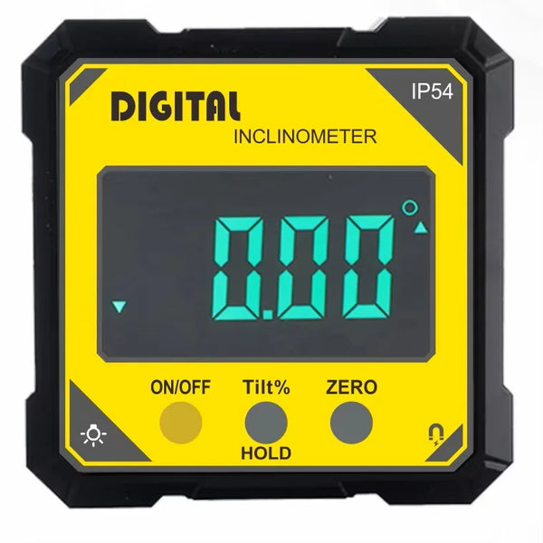 Digital Magnetic Angle Finder – 4 × 90° Electronic Level & Inclinometer