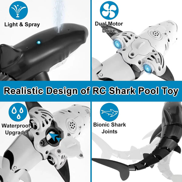 RC Shark – Rechargeable Remote-Controlled Shark