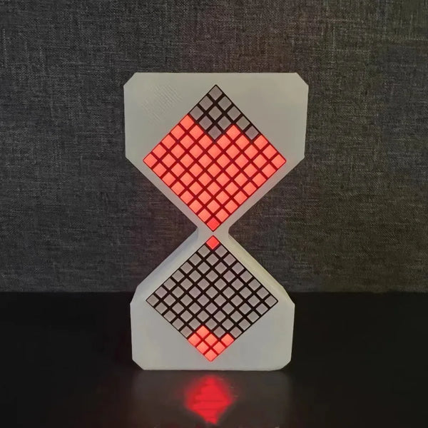 Cyber Style LED Electronic Hourglass – 1–30 Minute Gravity Sensing Digital Timer