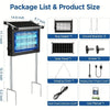 Solar Powered Bug Zapper – 4500V Outdoor Mosquito & Insect Killer (Up to ½ Acre Coverage)