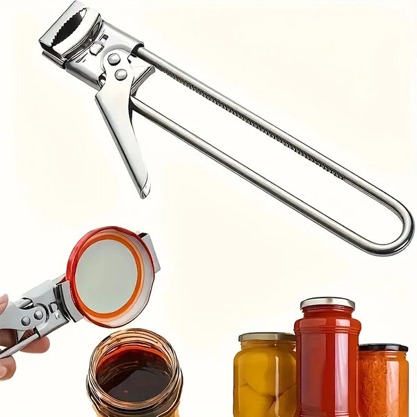Adjustable Stainless Steel Can & Bottle Opener