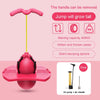 Bouncing Ball Pogo Jumper with Handle Pump & Balance Platform for Kids