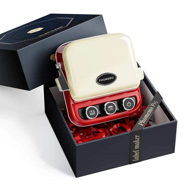 Portable Bluetooth Label Printer with Rechargeable Battery & Fast Printing