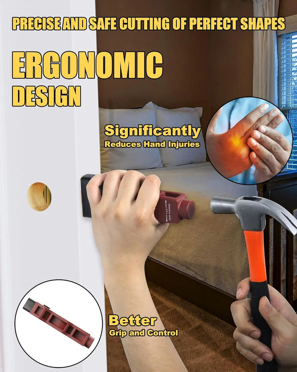 Professional Door Latch Mortise Installation Kit