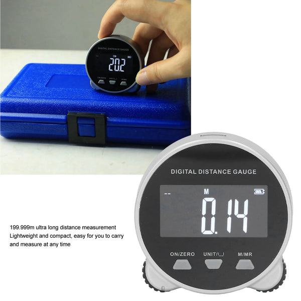 Digital Rolling Tape Measure – Electronic Ruler for Curves & Straight Lines