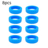 Suitcase Wheel Protection Covers – Silent Rubber Luggage Caster Covers - (8PCS )