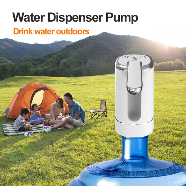 Portable USB Water Dispenser Pump – Foldable & Automatic for Travel