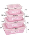 Collapsible Silicone Food Storage Containers