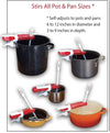 GEN 3 Automatic Pot Stirrer – Cordless Variable-Speed Self-Adjusting Stirrer