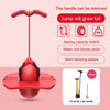 Bouncing Ball Pogo Jumper with Handle Pump & Balance Platform for Kids
